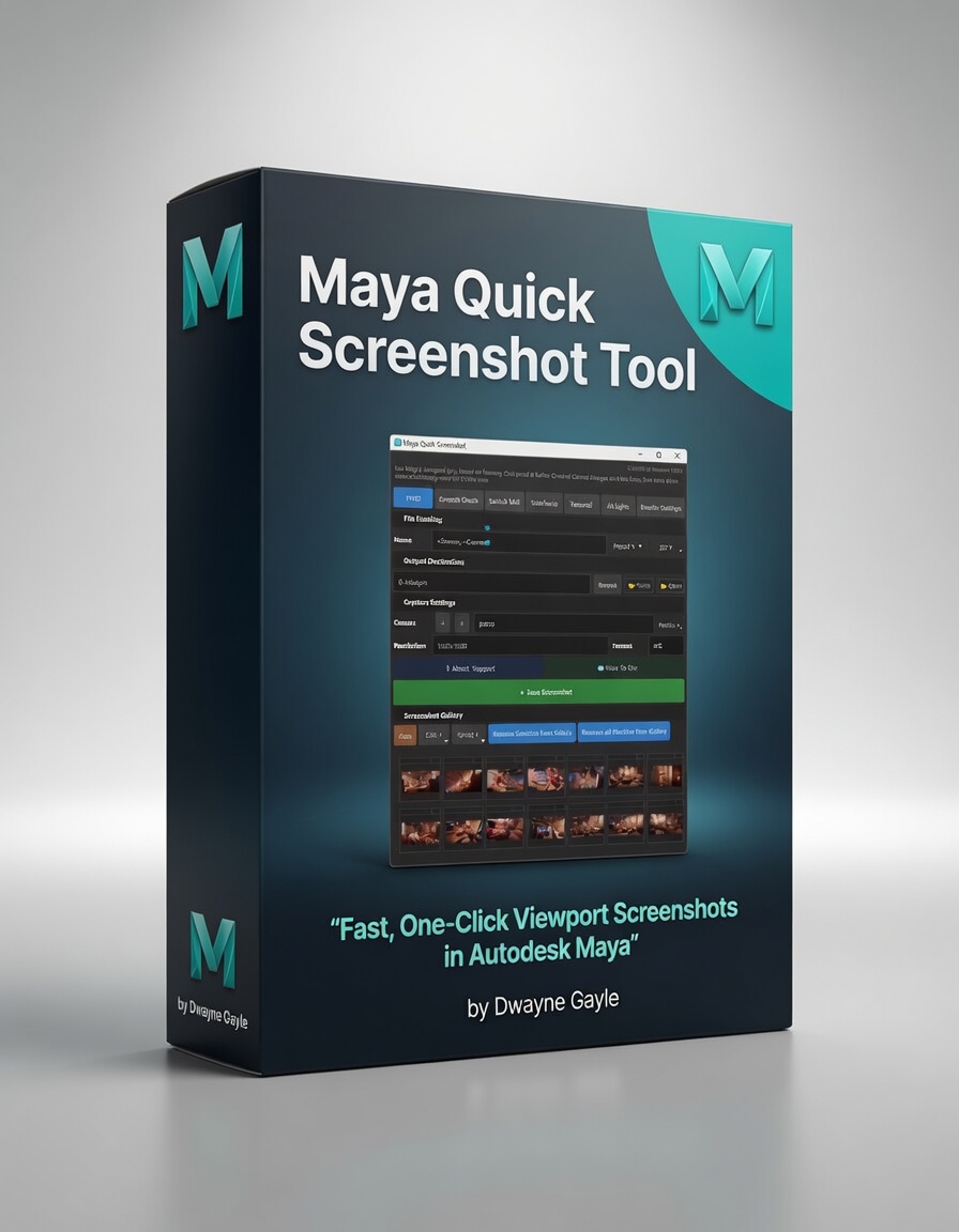 Maya Quick Screenshot Tool product package